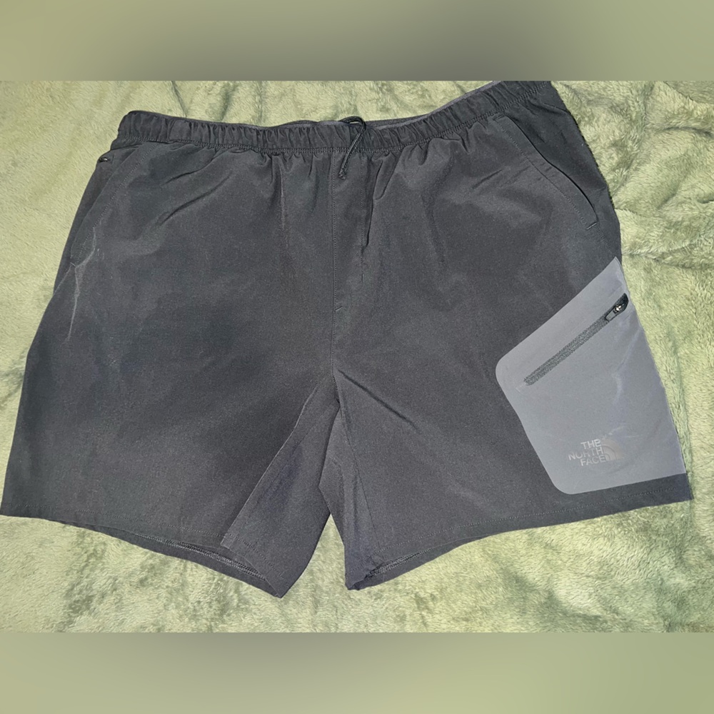 The North Face Black Shorts with Gray Pocket